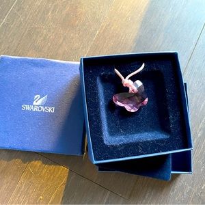 Swarovski Pink Butterfly Pendant String Necklace
